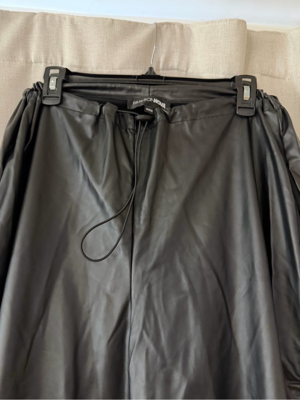 Fashion Nova Black Harem-Style Joggers - Picture 2 of 6